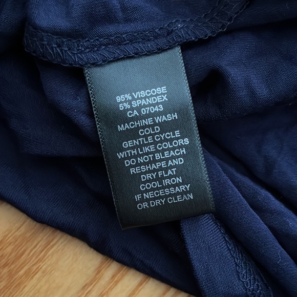 NWT - Navy Ruffle Halter Top - Picture 5 of 5